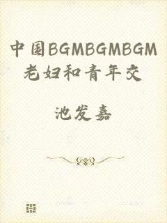 中国BGMBGMBGM老妇和青年交